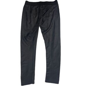 Revolve Monroe Sz XS Black Crackle Snake Detail Fitted Luxuriously Soft Leggings